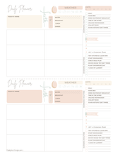 Load image into Gallery viewer, Printable Daily Pages